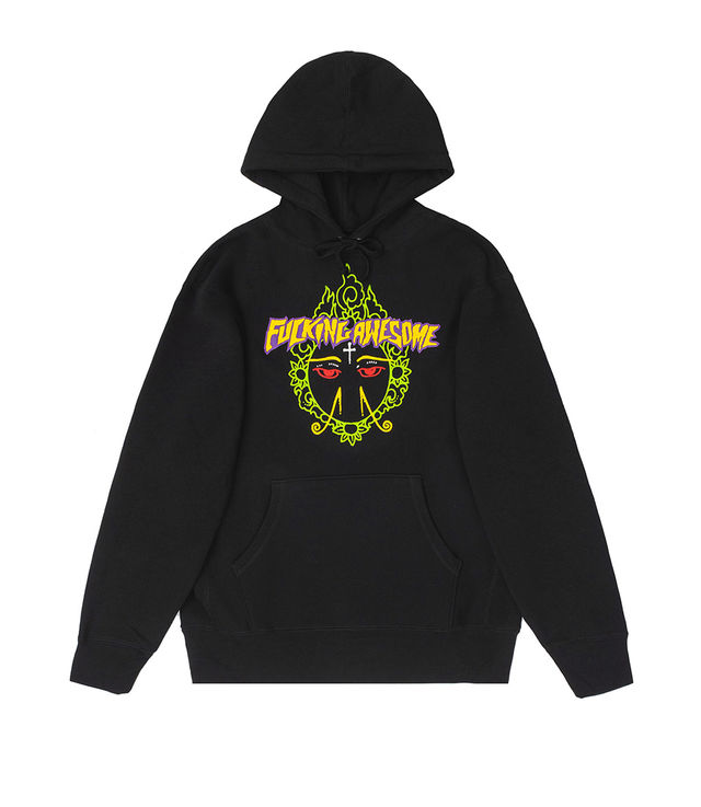 Shop Fucking Awesome Hindu Eyes Hoodie Black at itk online store