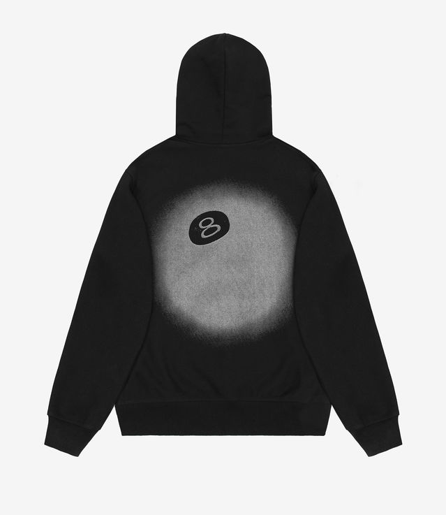 Shop Sussy 8 Ball Fade Hood Black at itk online store