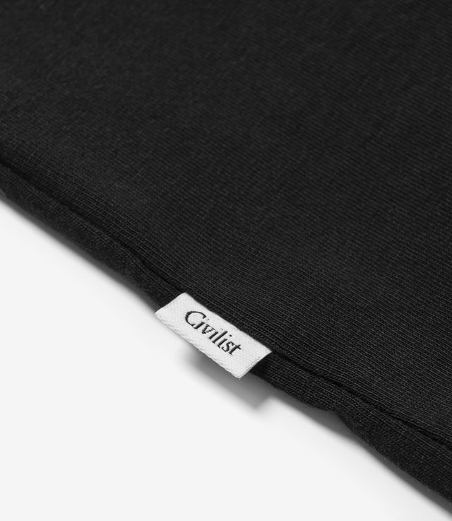 【CIVILIST】 Monochrome Tee - Black civilist-monochrome-t-shirt-