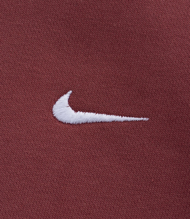 Shop Nikelab Solo Swoosh Full Zip Hoodie Canyon Rust White At Itk