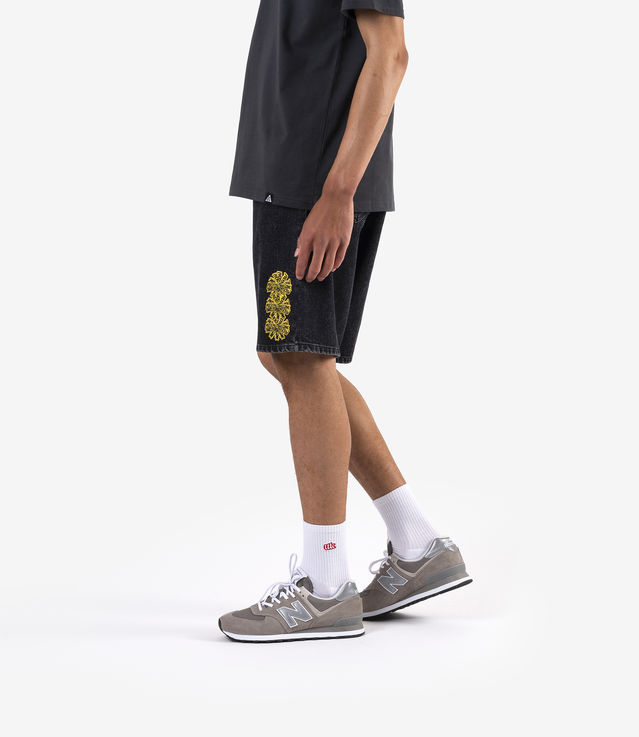 Shop Fucking Awesome Spiral Short Denim Black at itk online
