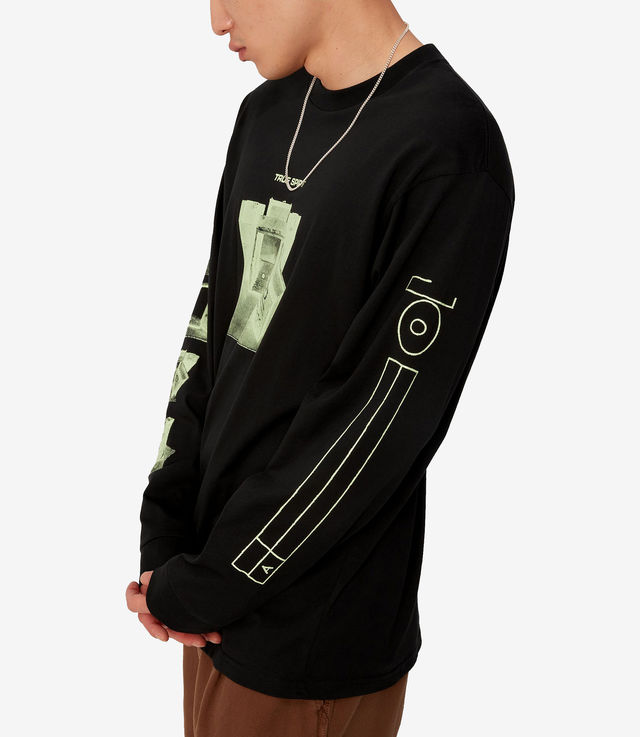 ★2024SS新作★CARHARTT★TRUE SPIRIT L/S T-SHIRT Shop Carhartt WIP x TRESOR True Spirit L/S T-Shirt Black