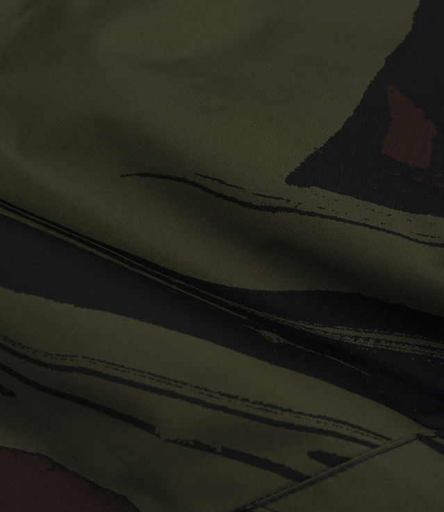 Shop Nike ACG Fuji All-Over Print Poncho Cargo Khaki at itk