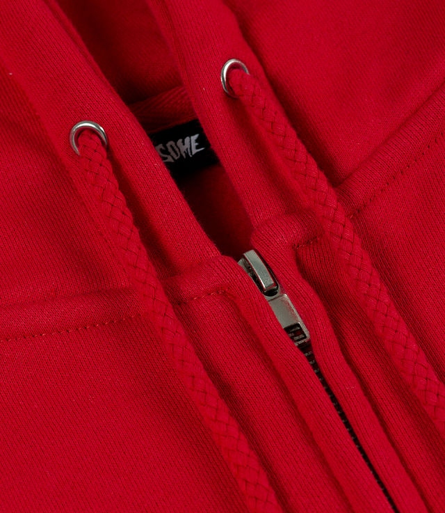 【FUCKING AWESOME】14TH CENTURY ZIP HOODIE RED 14th Century Zip Hoodie – Fucking Awesome