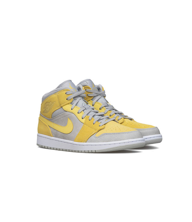 jordan 1 mid mixed textures yellow