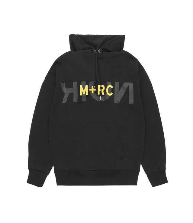 パーカー M+RC NOIR BIG LOGO POPOVER HOODY BLACK Shop M+RC Noir Big Logo Hoodie Black at itk online store