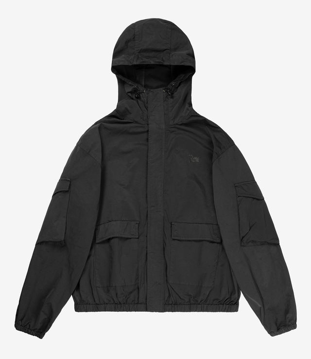 Shop Patta GMT Pigment Dye Nylon Jacket Pirate Black at itk online store