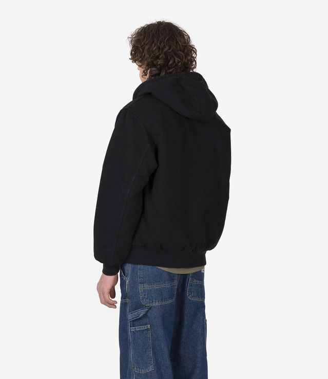Carhartt OG Active Jacket, black aged canvas: XS