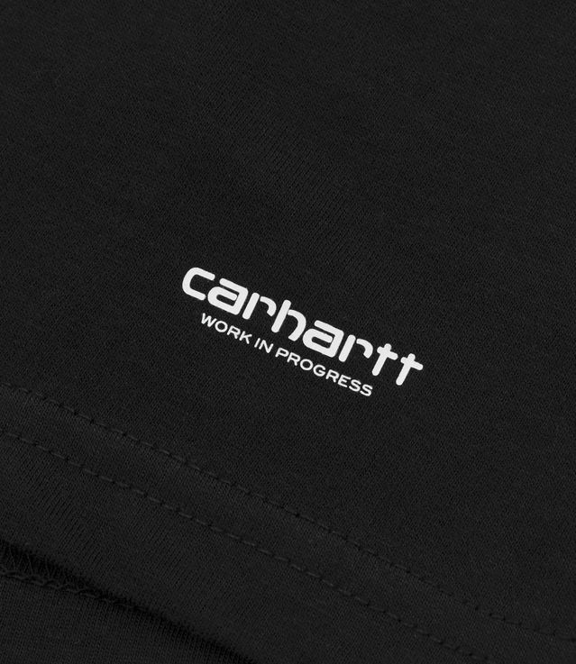 Shop Carhartt WIP Standard Crew Neck T-Shirt 2 Pack Black at itk online ...