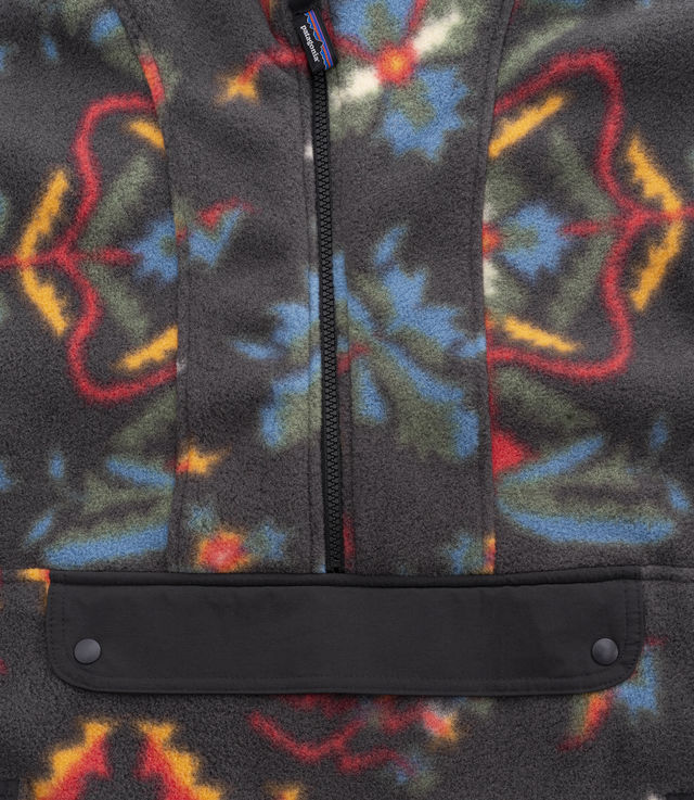 Shop Patagonia Synchilla® Fleece Anorak Forest Floor: Ink