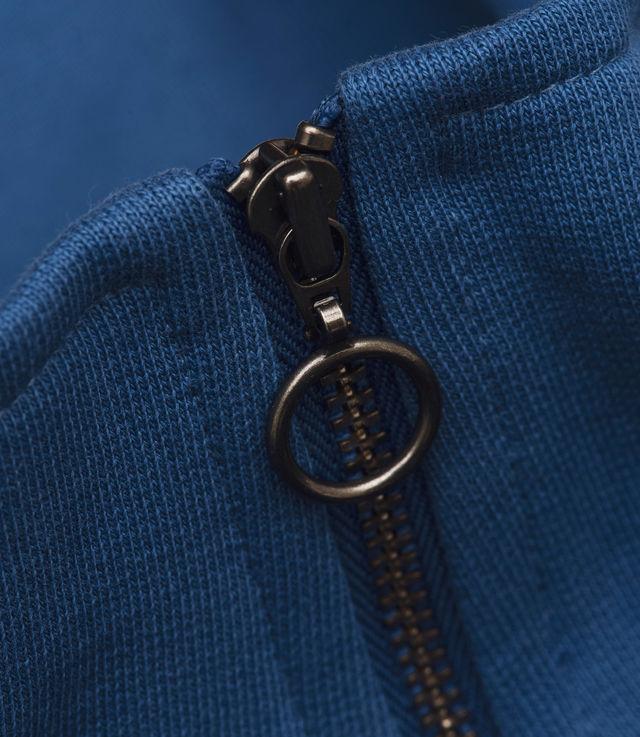 Shop Drôle de Monsieur Half-zipped NFPM Sweatshirt Navy at itk