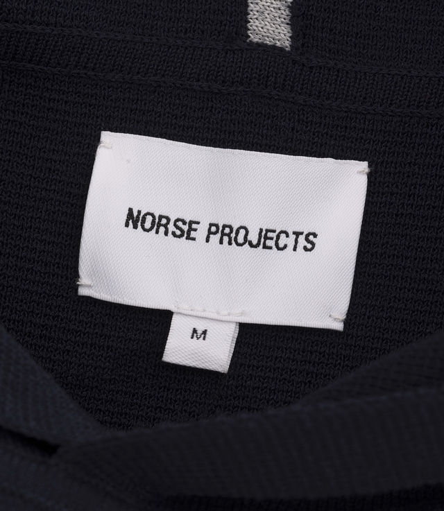 Shop Norse Projects Axel Milano Hood Dark Navy at itk online store