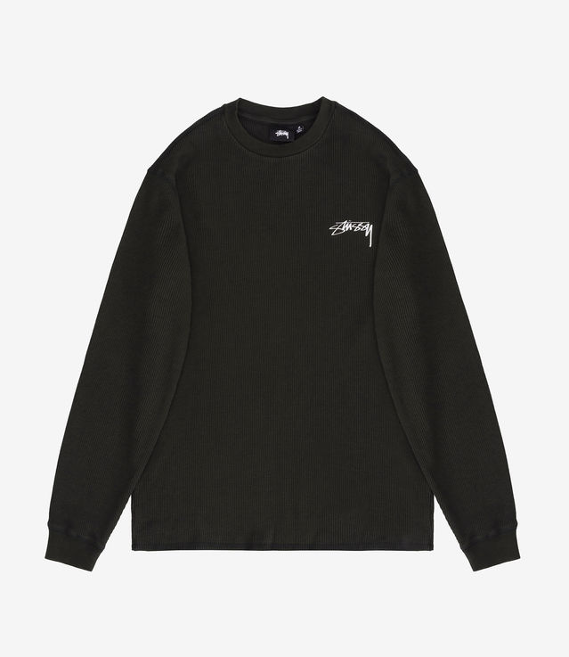 Shop Stussy LS Thermal Black at itk online store