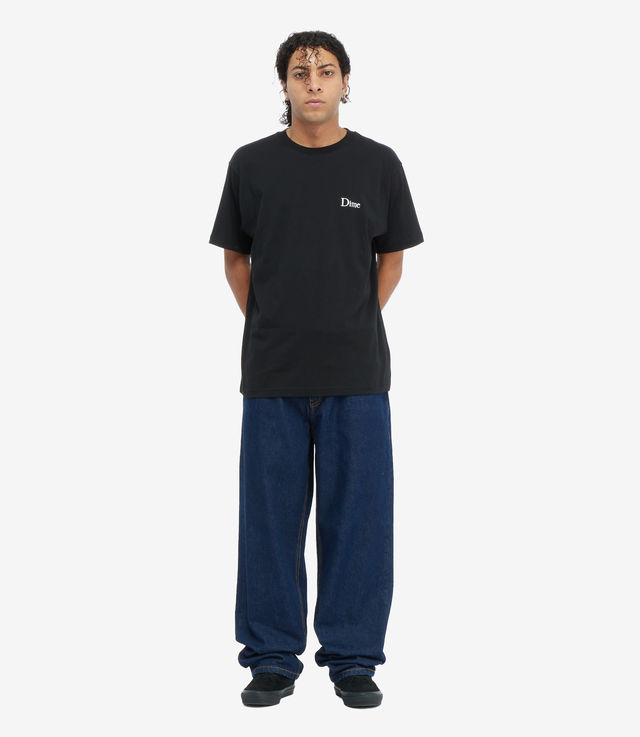 【DIME】Classic Small Logo T-Shirt / Black Dime Classic Small Logo T-Shirt Faded Black | SOMEWHERE®