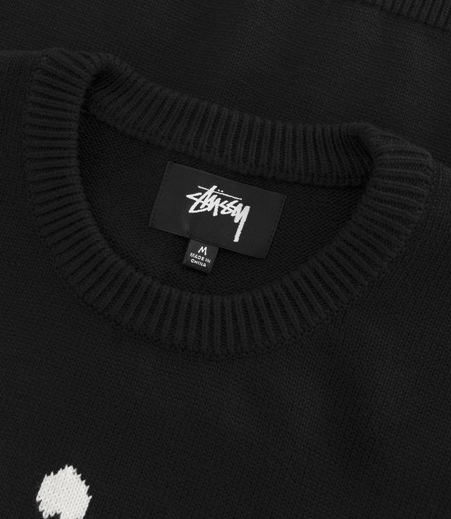 Shop Stussy Stock Sweater Black at itk online store