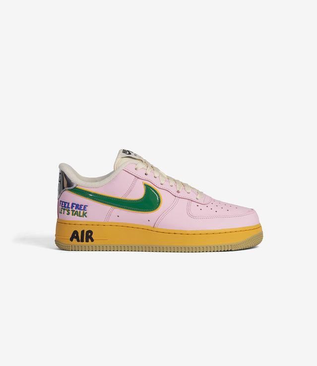 Shop Nike Air Force 1 07 Feel Free Let s Talk Pink Foam Hyper Royal at itk online store