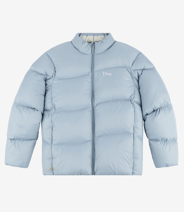 Shop Dime Midweight Wave Puffer Gray Sky at itk online store