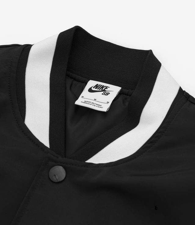 Shop Nike SB x MLB Varsity Skate Jacket Black at itk online store