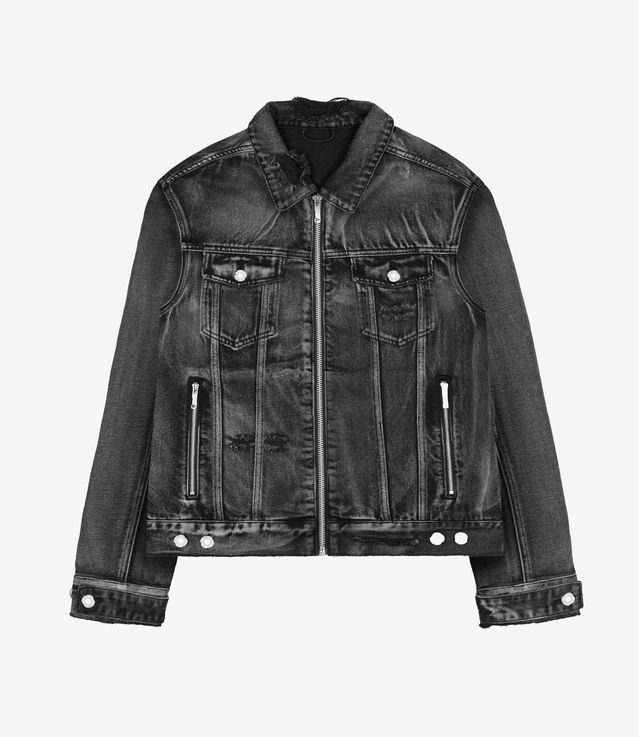 Shop Racer Worldwide Denim Jacket Washed Black at itk online Shop Racer Worldwide Denim Jacket Washed Black at itk online