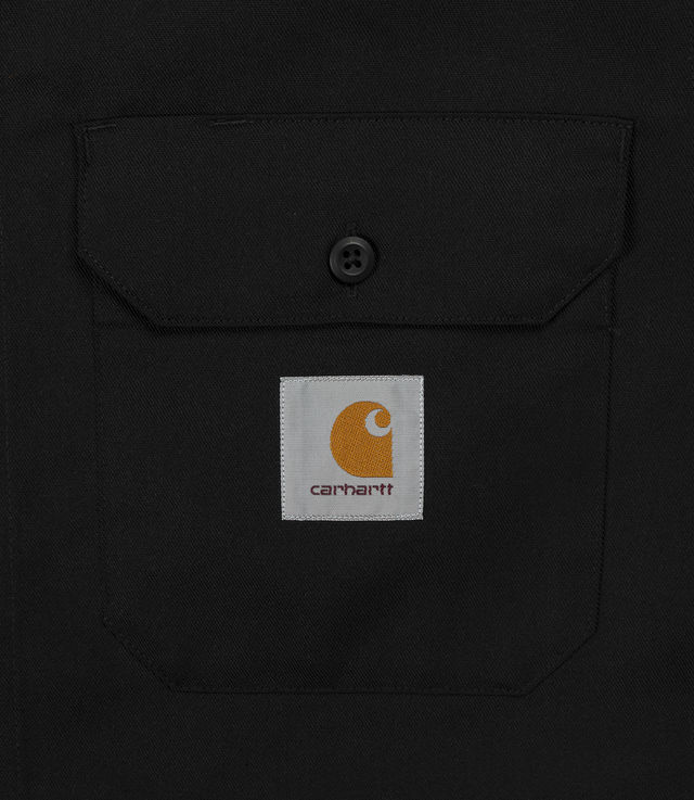 Shop Carhartt WIP S/S Master Shirt Black at itk online store