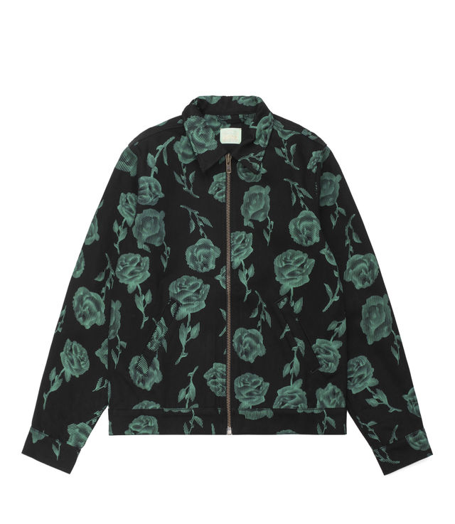 Shop Aries Zip Rose Jacket Black at itk online store