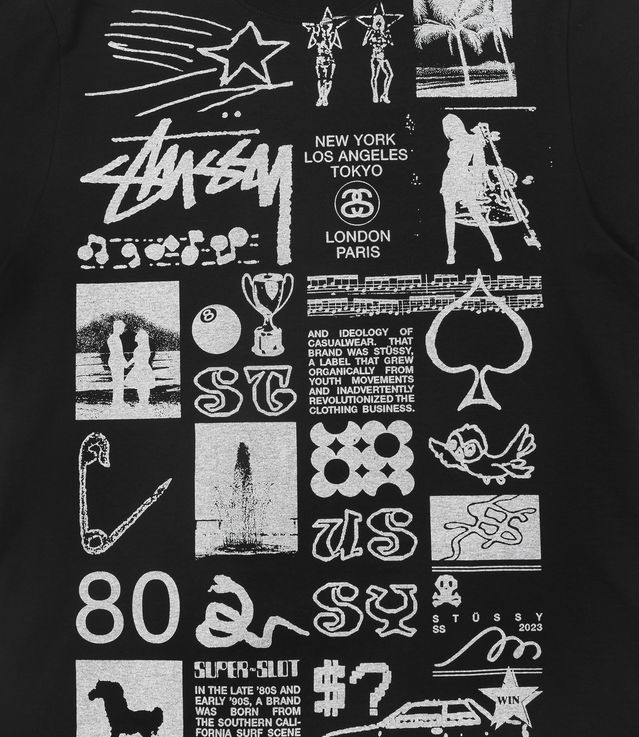 Shop Stussy Sara Tee Black at itk online store