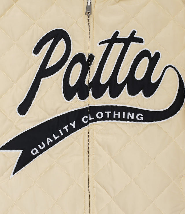 Patta sport quilted 2025 jacket cloud cream