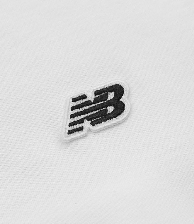 Shop New Balance Small Logo Tee White/Black at itk online store
