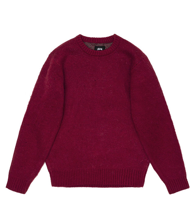 Stussy 8ball Mohair Sweater  RED/S