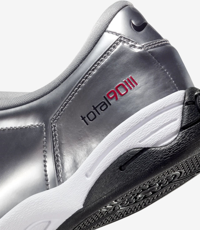 ★人気★ Nike Total 90 III llic Silver and Black The Nike Total 90 III Metallic Silver Black Releases March 2025