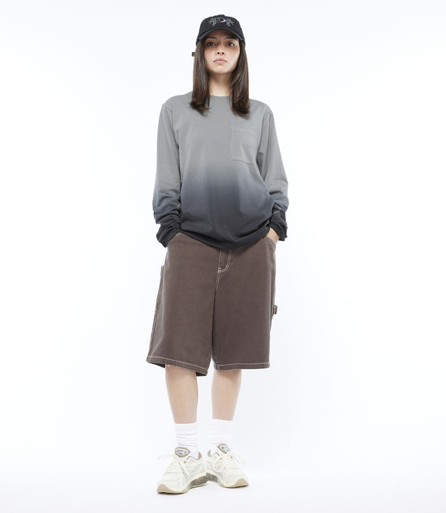【DIME】Gradient LS Shirt / Charcoal Gradient L/S Shirt – Premier