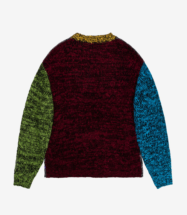 【FUCKING AWESOME】FUCHIKO UNWOUND SWEATER COLOR BLOCK FUCKING AWESOME】FUCHIKO UNWOUND SWEATER COLOR BLOCK
