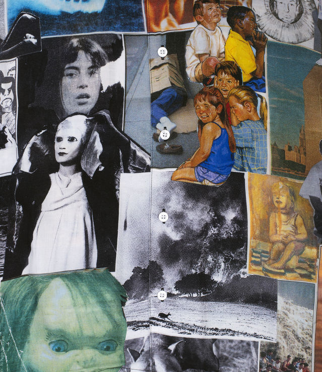 Shop Fucking Awesome Collage 2 Rayon Club Shirt Black/White at itk