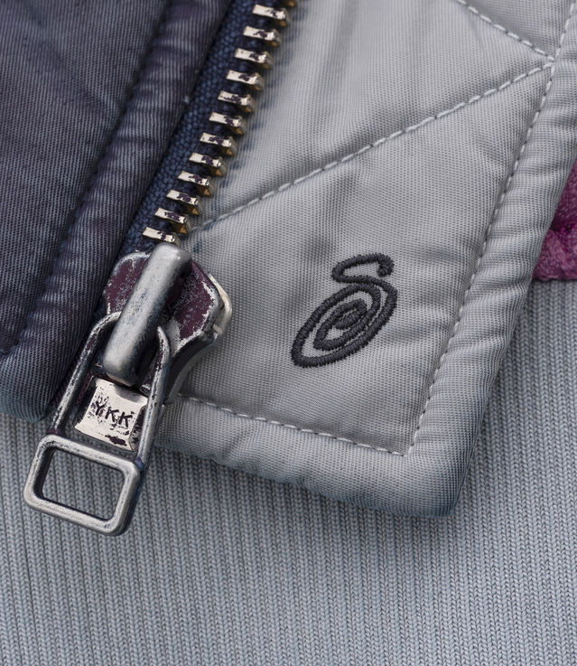 Shop Stussy Dyed Nylon Bomber Navy at itk online store