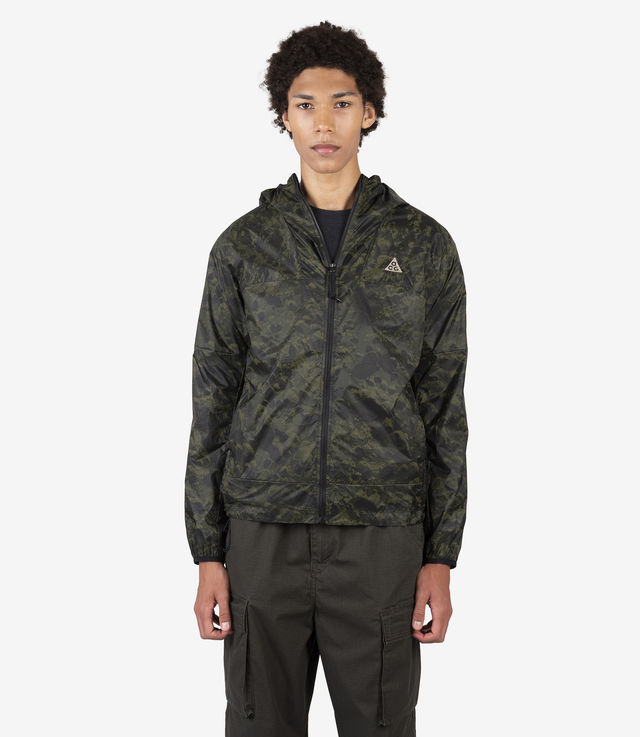 Shop Nike ACG Windproof Cinder Jacket Sequoia/Black at itk online store