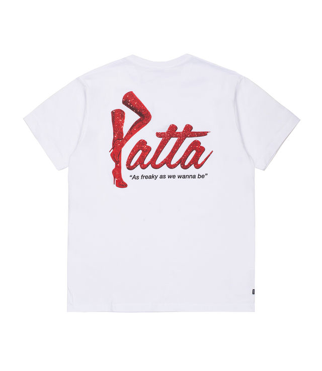 Shop Patta Freaky Logo T-Shirt White at itk online store