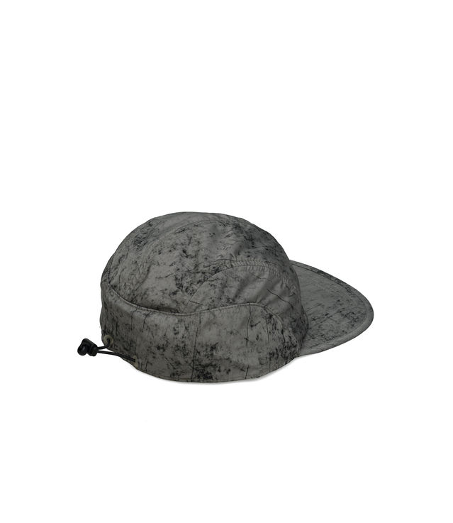 Shop Stussy Dyed Nylon Bungee Camp Cap Grey at itk online store