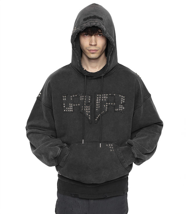 Shop Racer Worldwide RR Hoodie Washed Black at itk online store