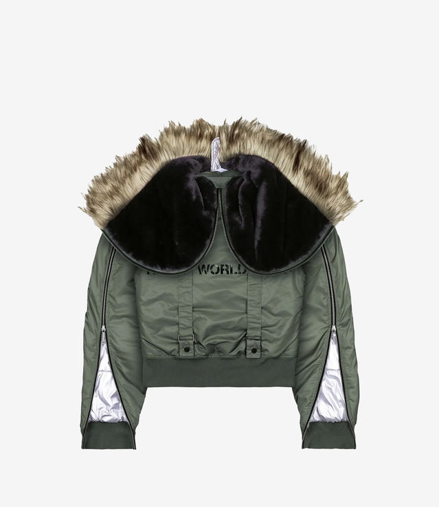 Black Fur Bomber – Racer Worldwide