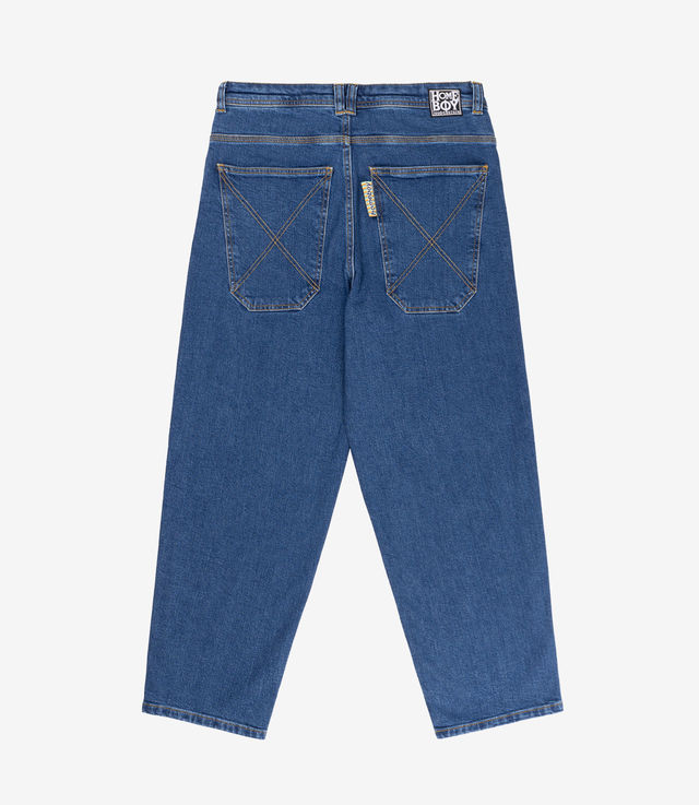 Shop Homeboy X-tra Baggy Denim Washed Blue at itk online store