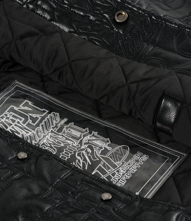 Shop Unknown London 8 Years Anniversary Jacket Black at itk Shop Unknown London 8 Years Anniversary Jacket Black at itk