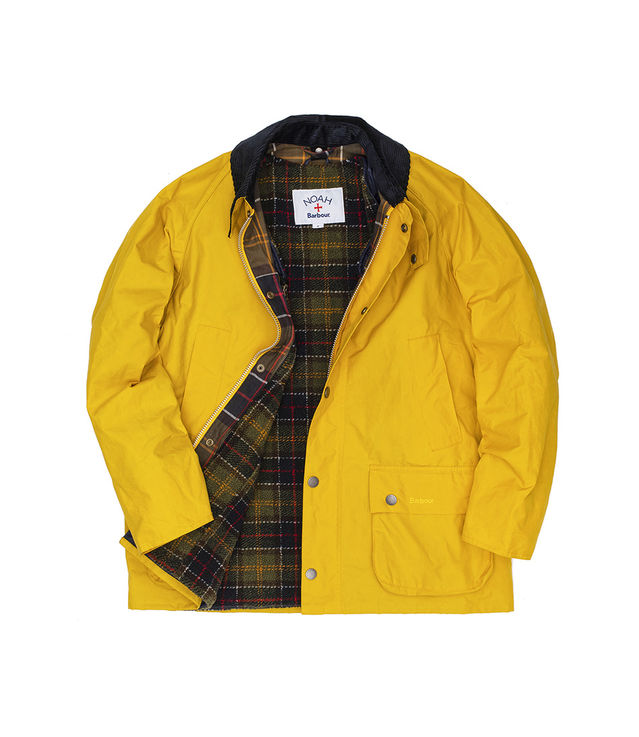 Shop Barbour x Noah Bedale Jacket Yellow at itk online store