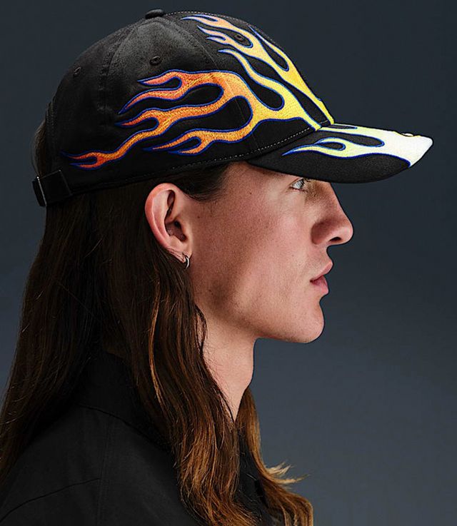 Shop Nike Club Cap Structured OG Flame Cap Black at itk