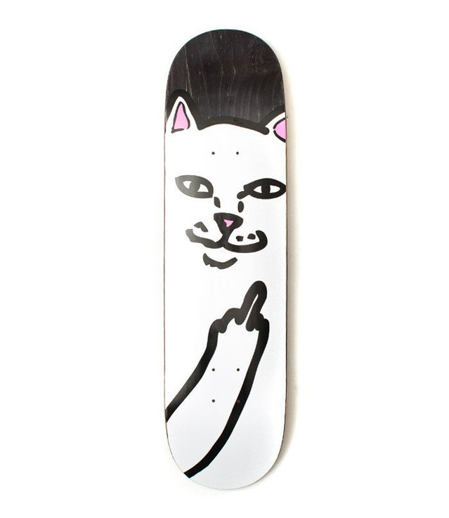 【RIPNDIP】LORD NERMAL BOARD BLACK 8inch Shop Ripndip Lord Nermal Board Black 8 x 31.25 at itk online