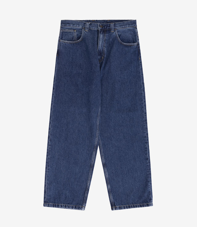 Shop Carhartt WIP Brandon Pant Smith Denim Blue Stone Washed