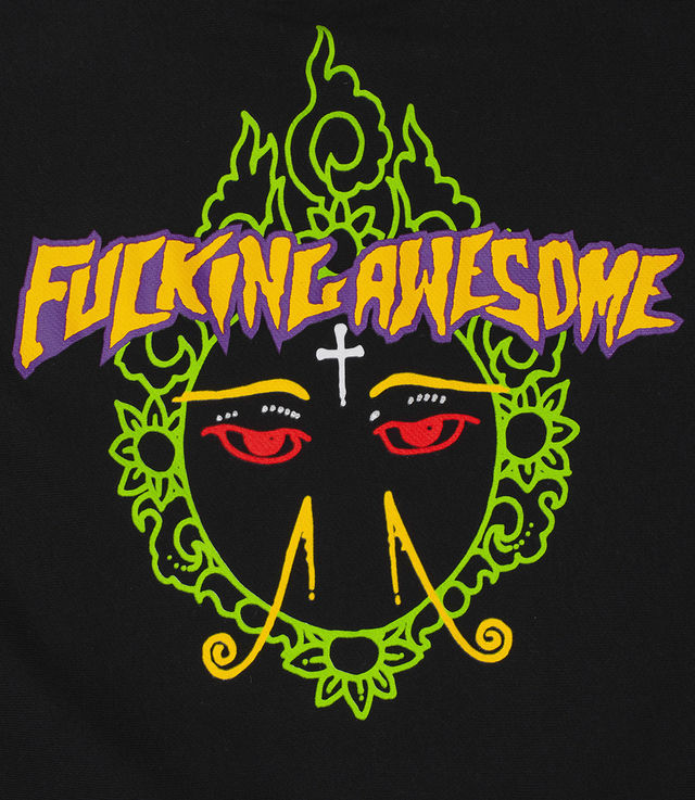 Shop Fucking Awesome Hindu Eyes Hoodie Black at itk online store