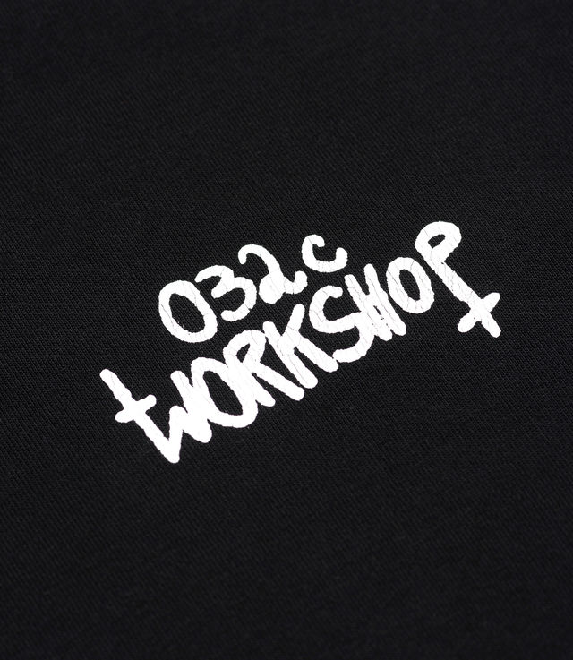 Shop 032c Mayhem Oversized Longsleeve Washed Black at itk