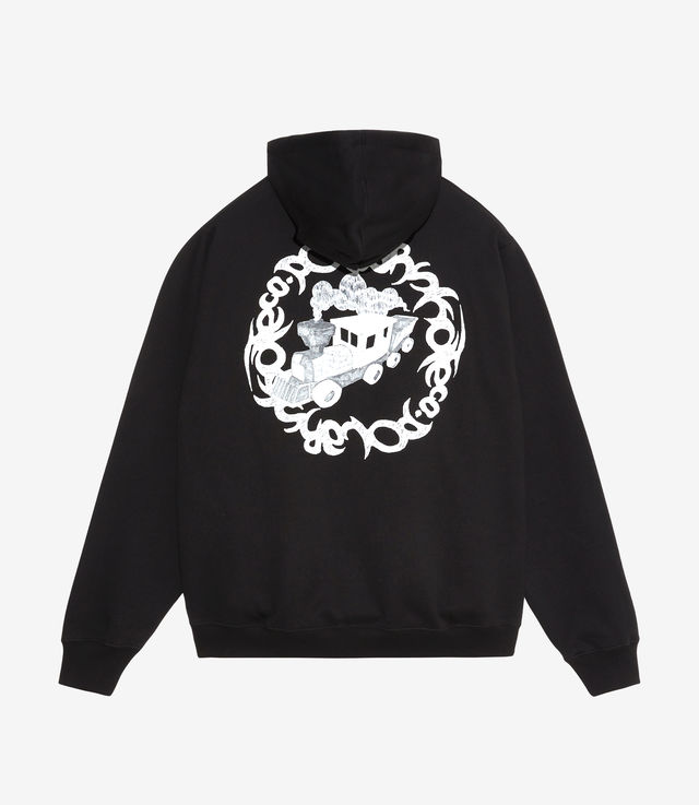 【POLAR SKATE CO】 HIJACK DAVE HOODIE [BLACK] Polar Skate Co. - HIJACK DAVE HOODIE BLACK – LE LABO STORE