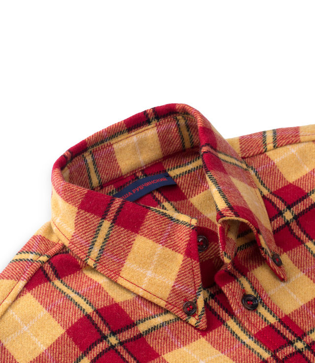 Shop Gosha Rubchinskiy Flannel Shirt at itk online store