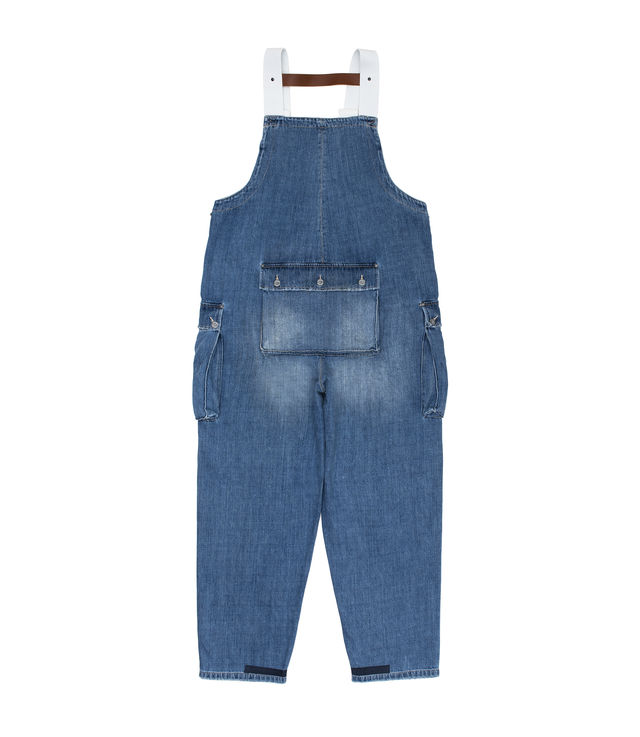 パンツ NAVAL DUNGAREE - NAVY CAMO NIGEL CABOURN Brand New] Nigel Cabourn Livero Japan Denim Naval Dungarees